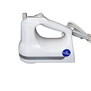 KitchenAid White 5-Speed Hand Mixer Model KHM5APWH7 No Beaters Works Well Tested